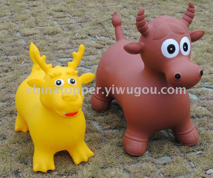 big size bouncy milk cow, jumping animal, cartoon dog, zebra