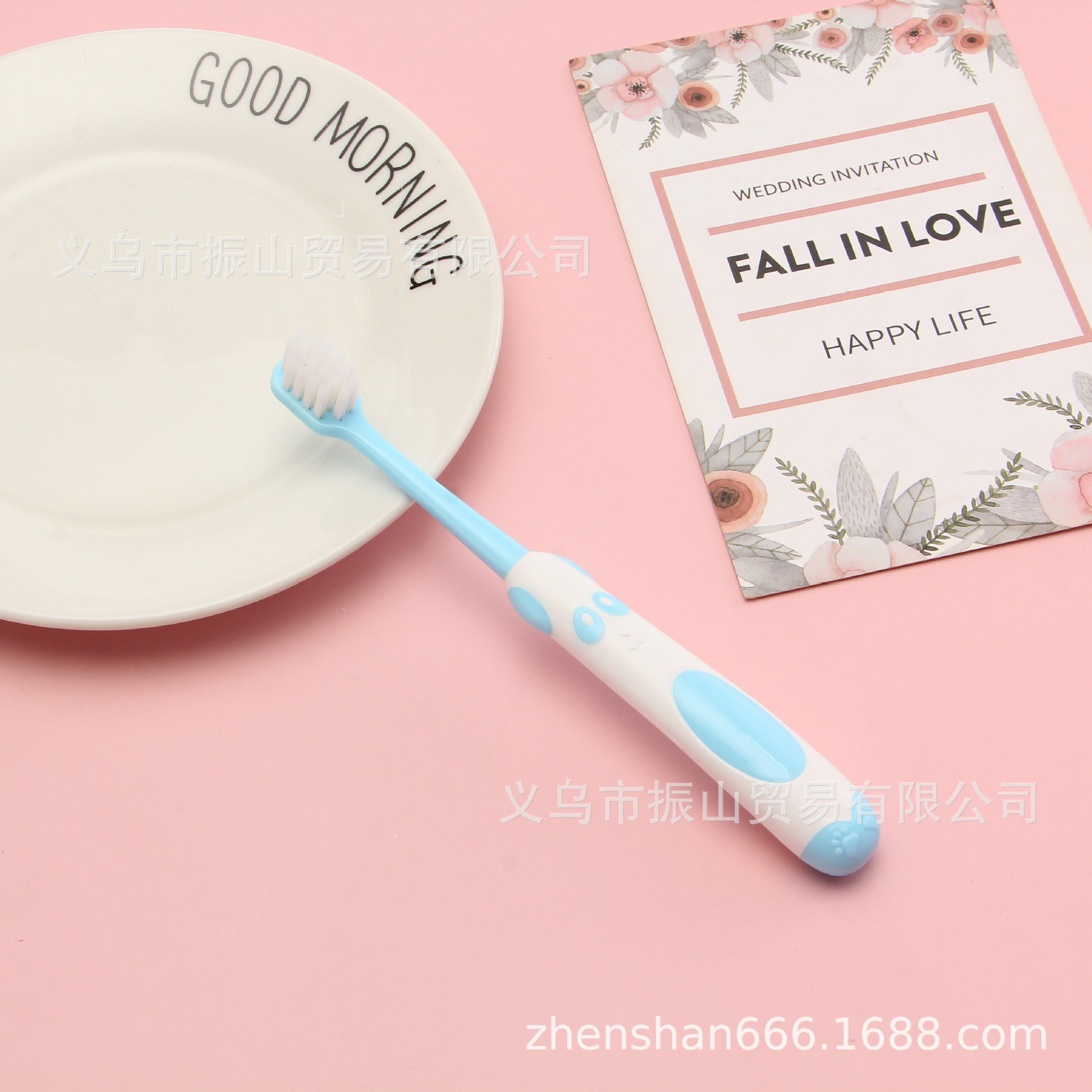LMZ C05 National Brand Focuses on Oral 42-Year Fun Toothbrush Handle Dense Protection Bouncy Soft Fur Children's Toothbrush