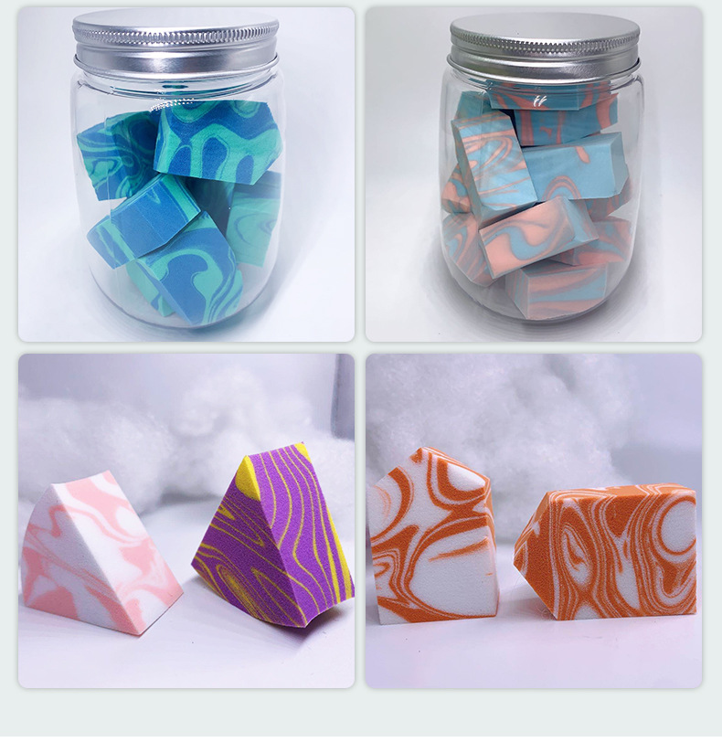 House Powder Puff Wet and Dry DualUse Bouncy Soft SmearProof Makeup Fan Line Diamond HeartShaped One Piece Dropshipping