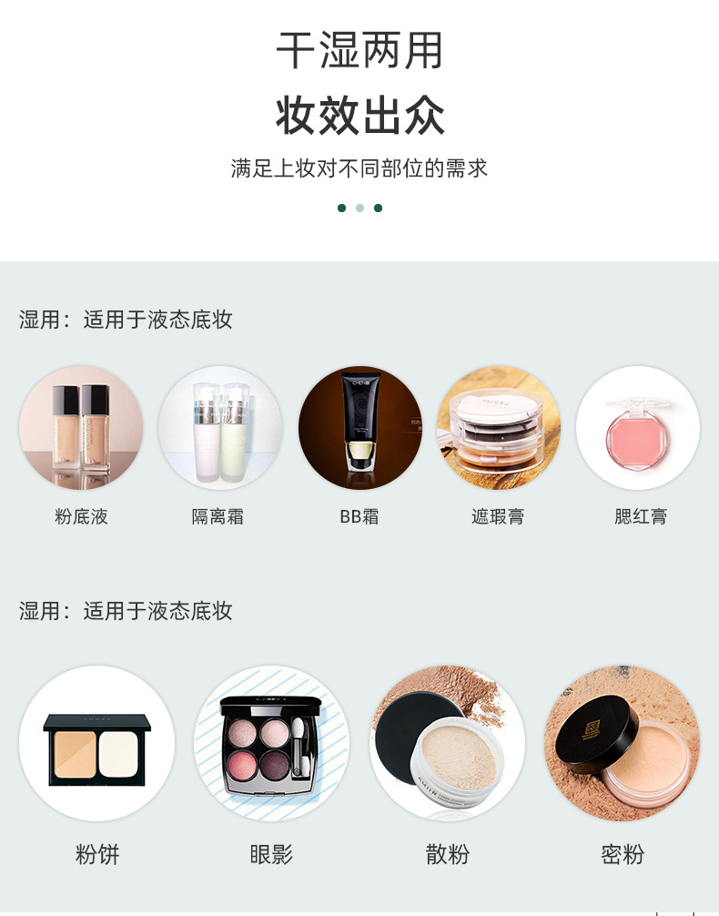House Powder Puff Wet and Dry DualUse Bouncy Soft SmearProof Makeup Fan Line Diamond HeartShaped One Piece Dropshipping