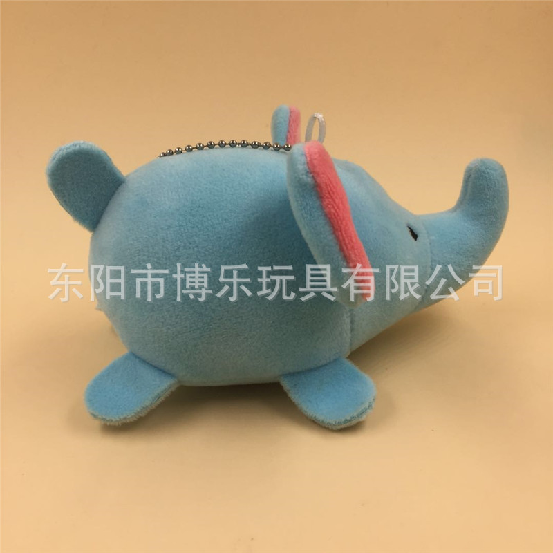 Bao la four side bouncy plush super soft adorable pig dog elephant pendant key chain bag in the car hang decoration grab machine doll Bao la four side bouncy plush super soft adorable pig dog elephant pendant key chain bag in the car hang decoration grab machine doll