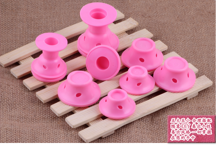 Mushroom Hair Curler Snail Roll Silicone Bell Roll Does Not Hurt Hair Natural Bouncy