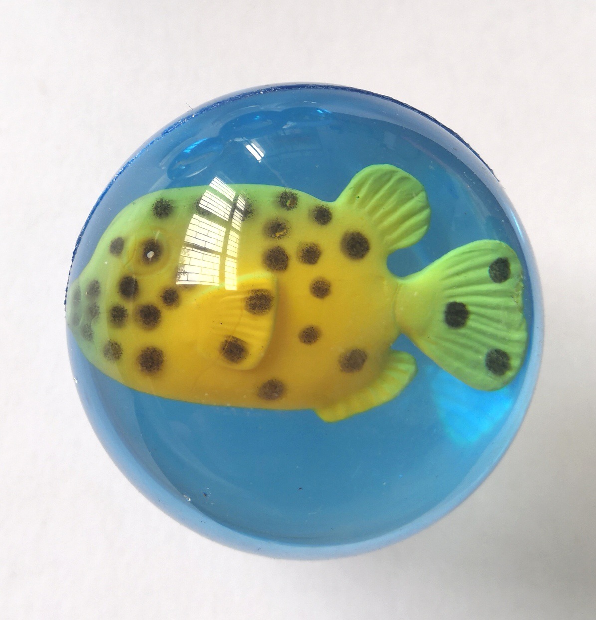 Manufacturer 45 Ocean Fish Doll Ball Environmental Protection Elastic Ball Bouncy Ball Jumping Ball Bouncing Ball Supply