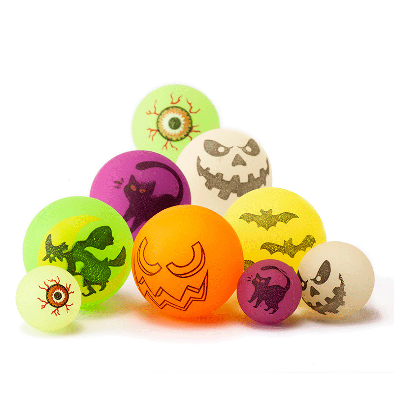 Halloween Luminous Bouncy Ball Halloween Toy Bouncing Ball Solid Cross-Border Jumping Ball Halloween Luminous Bouncy Ball Halloween Toy Bouncing Ball Solid Cross-Border Jumping Ball