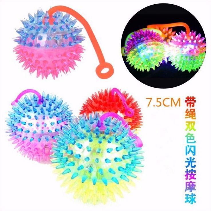 Large Elastic Ball Luminous Jumping Ball Bouncy Ball Luminous Ball Children's Toy Water Polo Stall Throwing Leather Decompression Large Elastic Ball Luminous Jumping Ball Bouncy Ball Luminous Ball Children's Toy Water Polo Stall Throwing Leather Decompression