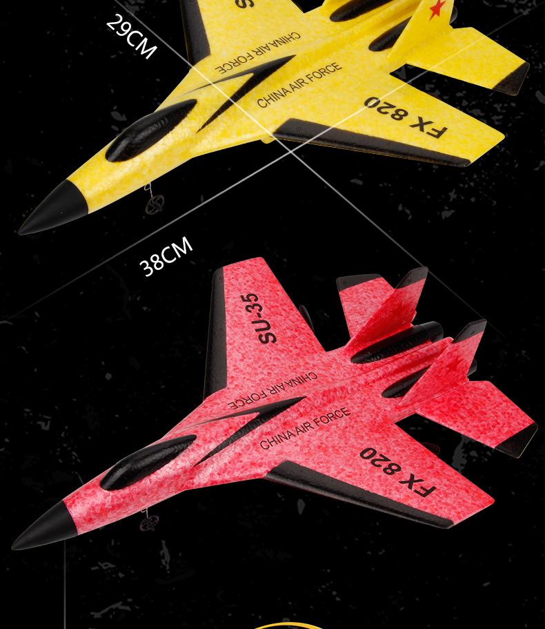 Susu35 Remote Control Glider Children's Toy Electric Bubble Plane Outdoor Fixed Wing Aircraft Model UAV