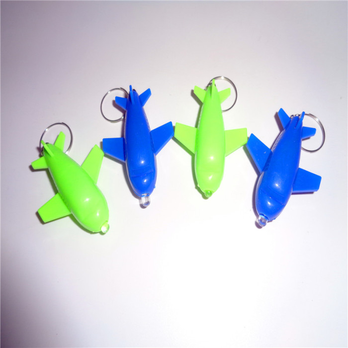 Toy gift Keychain flashlight LED Nightlight hanging card plane