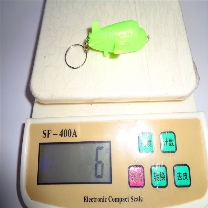 Toy gift Keychain flashlight LED Nightlight hanging card plane
