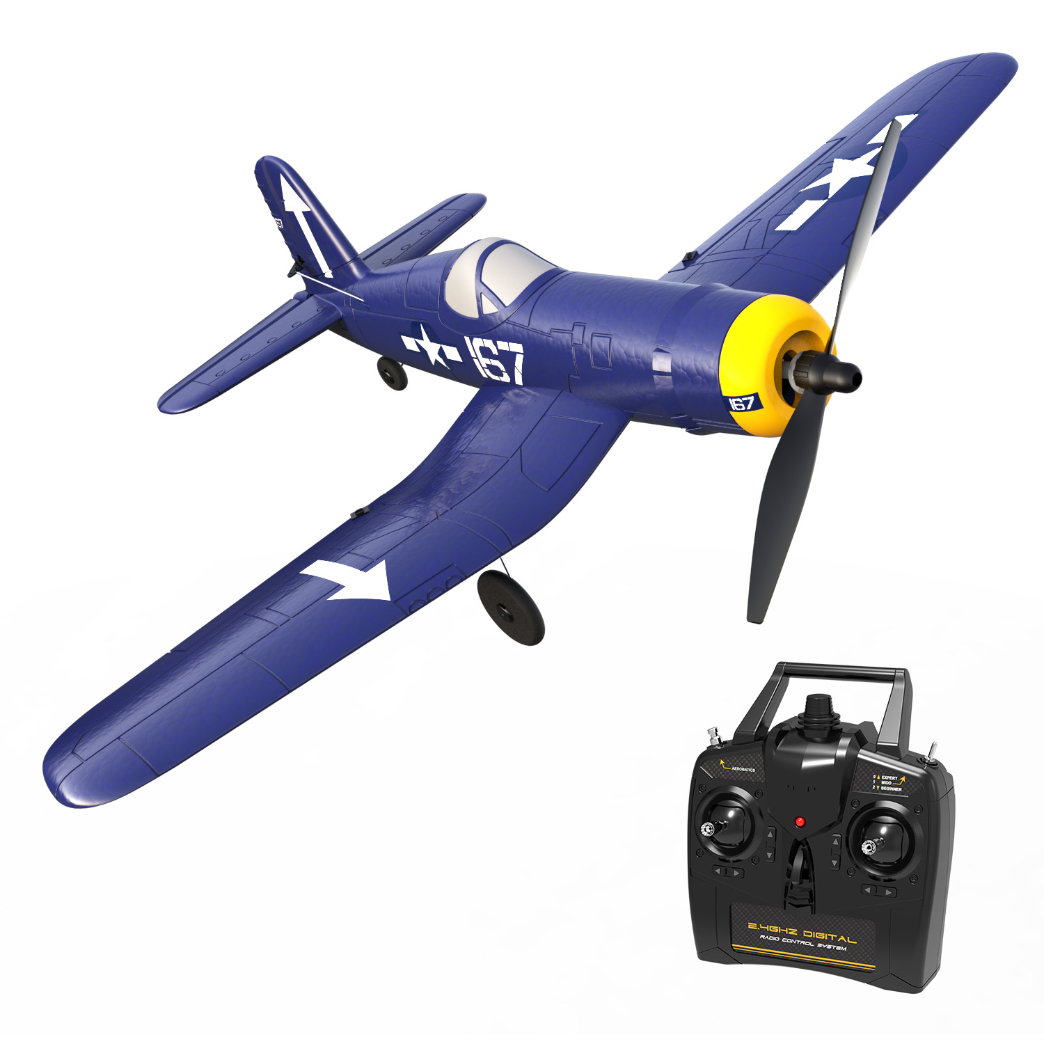 Cross-Border Volantexrc Remote Control Aircraft Electric Toy Aircraft Four-Channel Stunt Model Aircraft Remote Control Bubble Plane