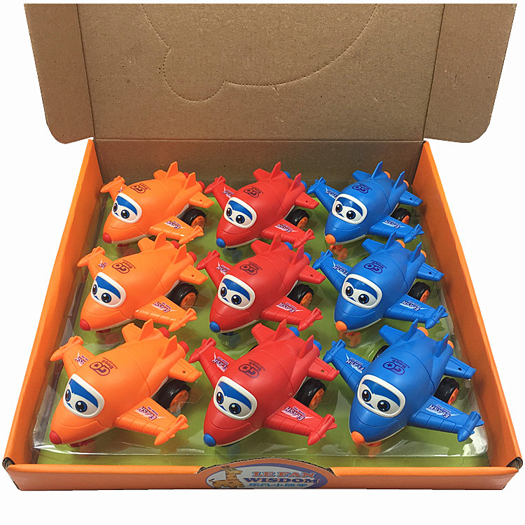 Collision Deformation Small Aircraft Inertial Aircraft Man Deformation Robot Children's Aircraft Model Toy Plane Toy