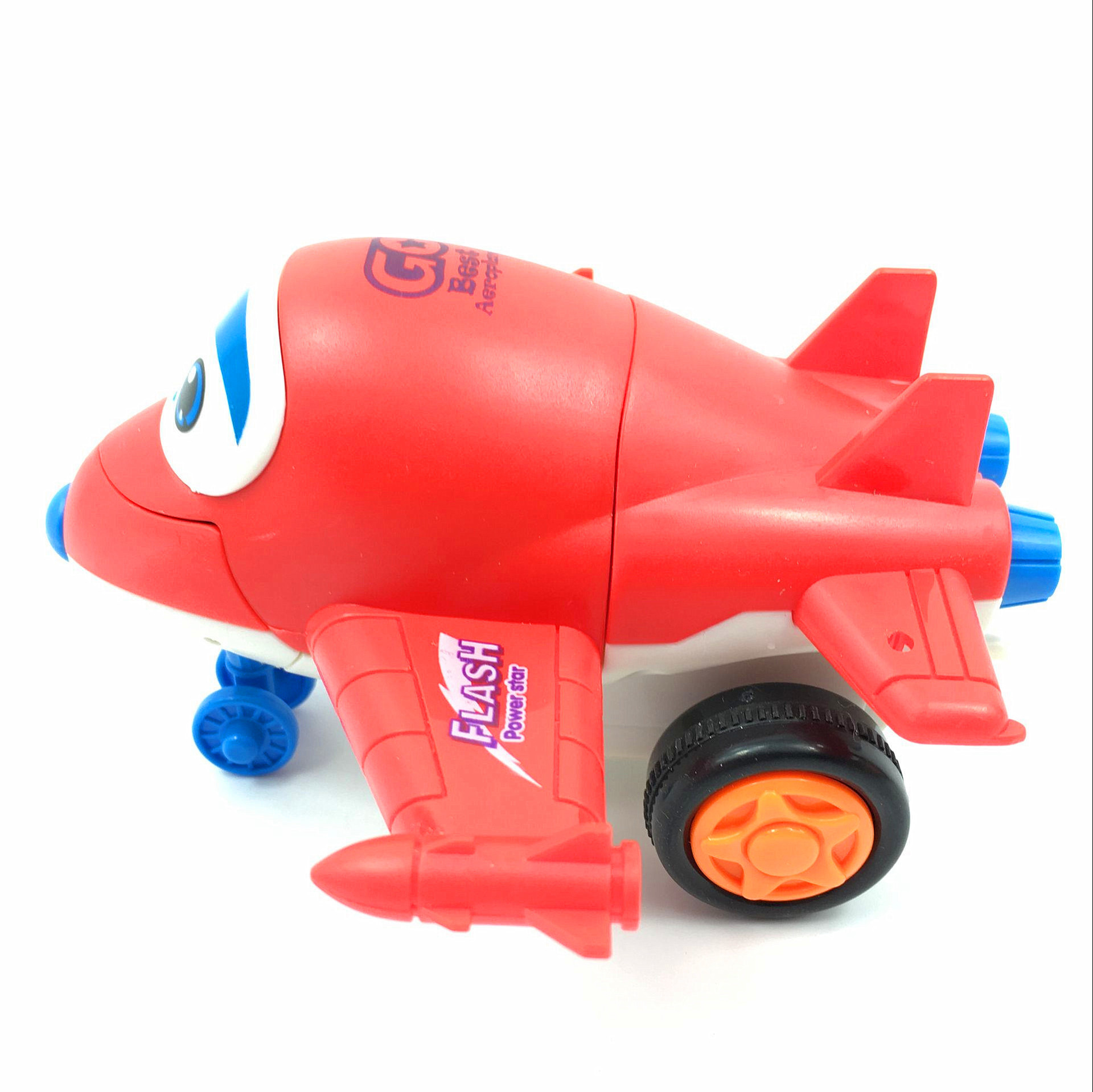 Collision Deformation Small Aircraft Inertial Aircraft Man Deformation Robot Children's Aircraft Model Toy Plane Toy
