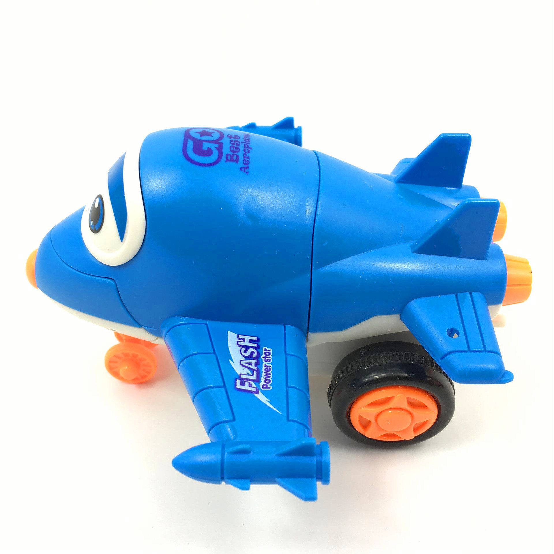 Collision Deformation Small Aircraft Inertial Aircraft Man Deformation Robot Children's Aircraft Model Toy Plane Toy