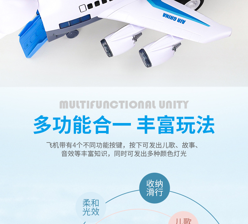 Children's Toy Early Education Story Sample Set Storage Sliding Passenger Plane Fire Police Car Engineering Car Scene Game Children's Toy Early Education Story Sample Set Storage Sliding Passenger Plane Fire Police Car Engineering Car Scene Game