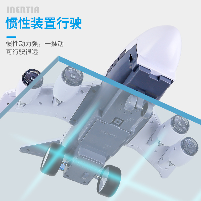 Children&#039;s Toy Early Education Story Sample Set Storage Sliding Passenger Plane Fire Police Car Engineering Car Scene Game