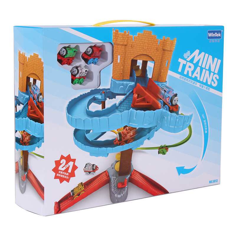 Popular Train Set Toy Electric Rail Car Children&#039;s Educational Boy Play House Toy One Piece Dropshipping
