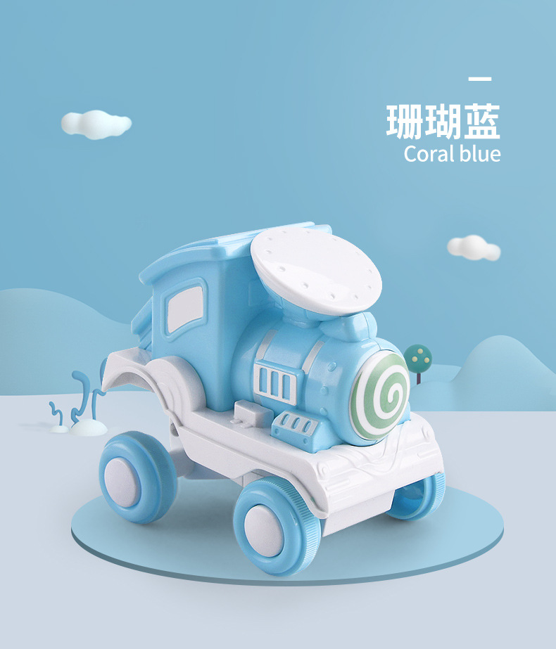One Piece Dropshipping Best-Seller on Douyin Press Stunt Tilting Small Train Train Toy