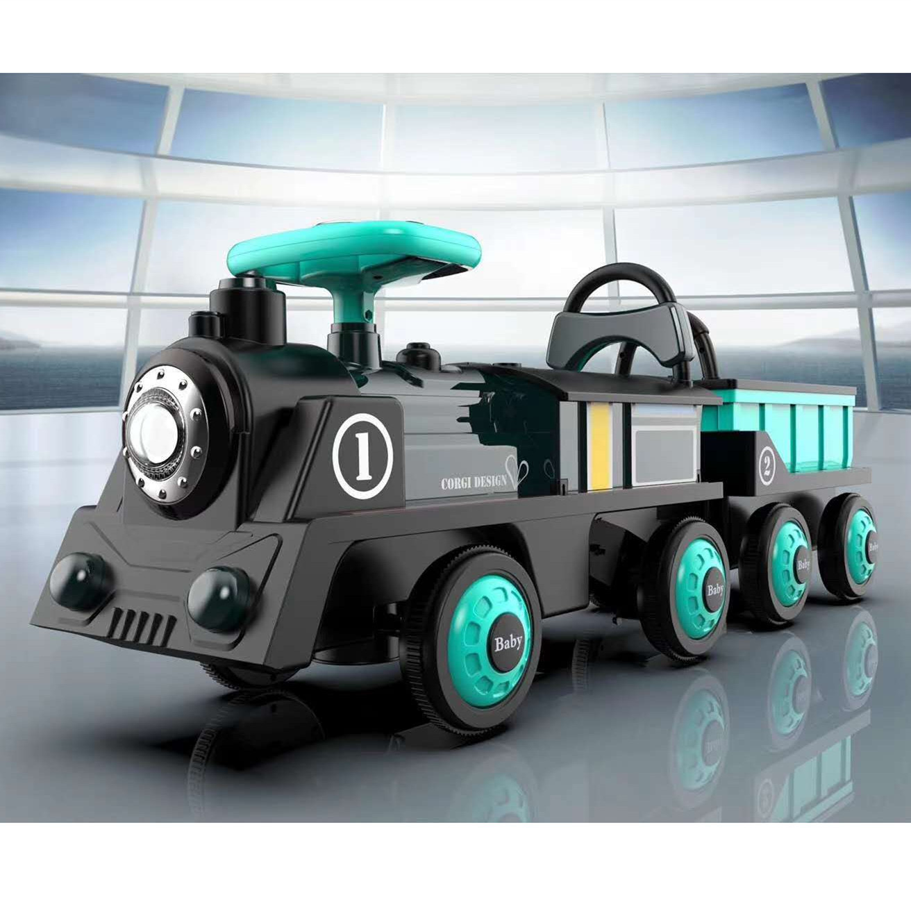 Children's Electric Train Self-Driving Battery Car Four-Wheel Double Drive Telecontrol Car Men and Women Baby's Toy Car Children's Electric Train Self-Driving Battery Car Four-Wheel Double Drive Telecontrol Car Men and Women Baby's Toy Car