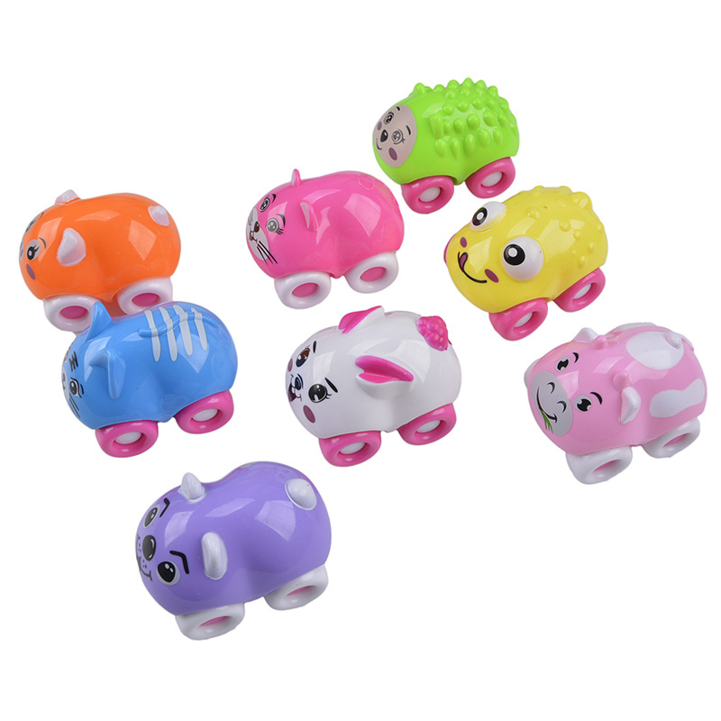 Magnetic Toy Car Children Play House Magnetic Car Sliding Train Can Absorb Cartoon Bumper Car Kindergarten