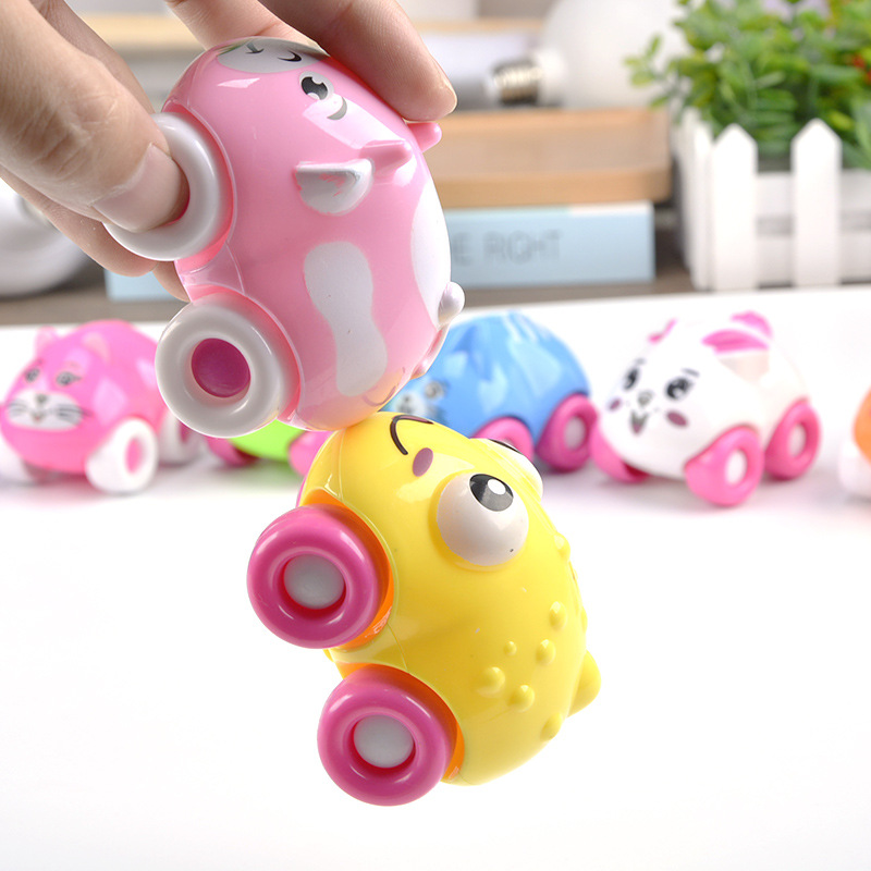 Magnetic Toy Car Children Play House Magnetic Car Sliding Train Can Absorb Cartoon Bumper Car Kindergarten