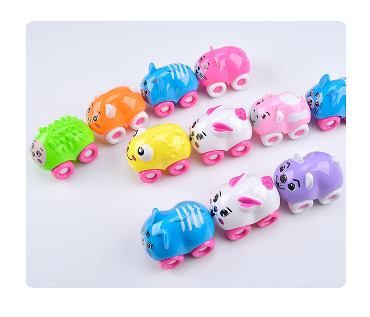 Magnetic Toy Car Children Play House Magnetic Car Sliding Train Can Absorb Cartoon Bumper Car Kindergarten