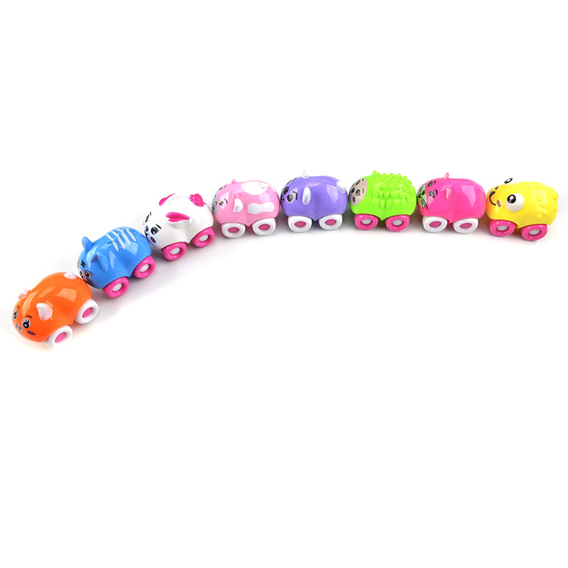 Magnetic Toy Car Children Play House Magnetic Car Sliding Train Can Absorb Cartoon Bumper Car Kindergarten