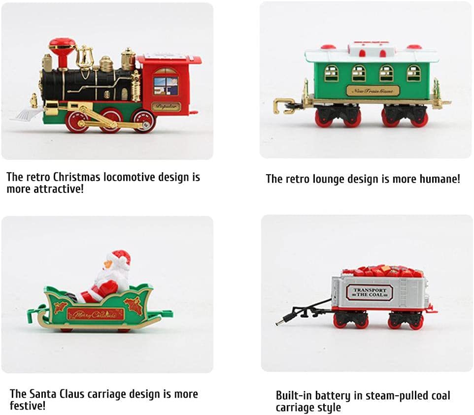 Foreign Trade Electric Christmas Train Electric Sound and Light Hanging Christmas Tree Christmas Rail Car Christmas Gift Toy Foreign Trade Electric Christmas Train Electric Sound and Light Hanging Christmas Tree Christmas Rail Car Christmas Gift Toy