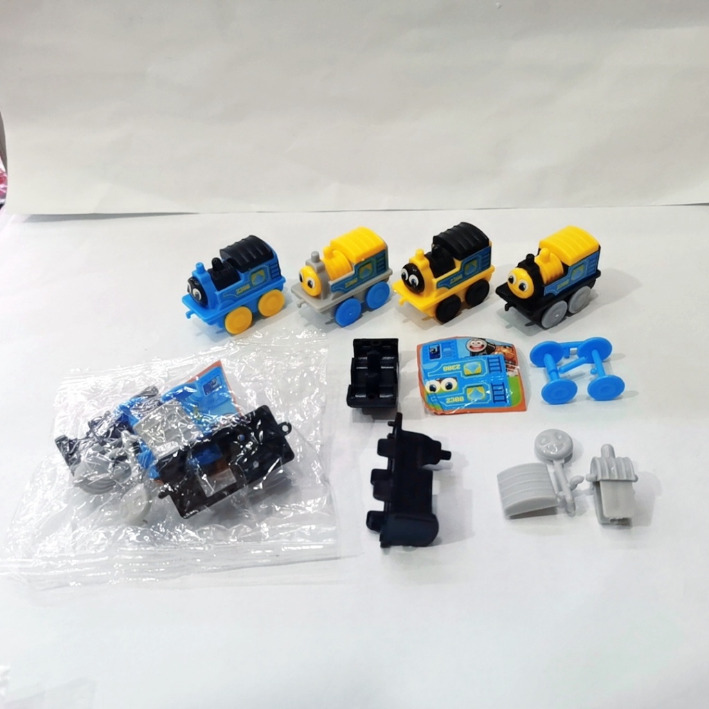 Children's New Four-Color Assembled Small Train Boy's Small Toy Capsule Toy Small Gift Food Capsule Toy Kinder Joy Children's New Four-Color Assembled Small Train Boy's Small Toy Capsule Toy Small Gift Food Capsule Toy Kinder Joy