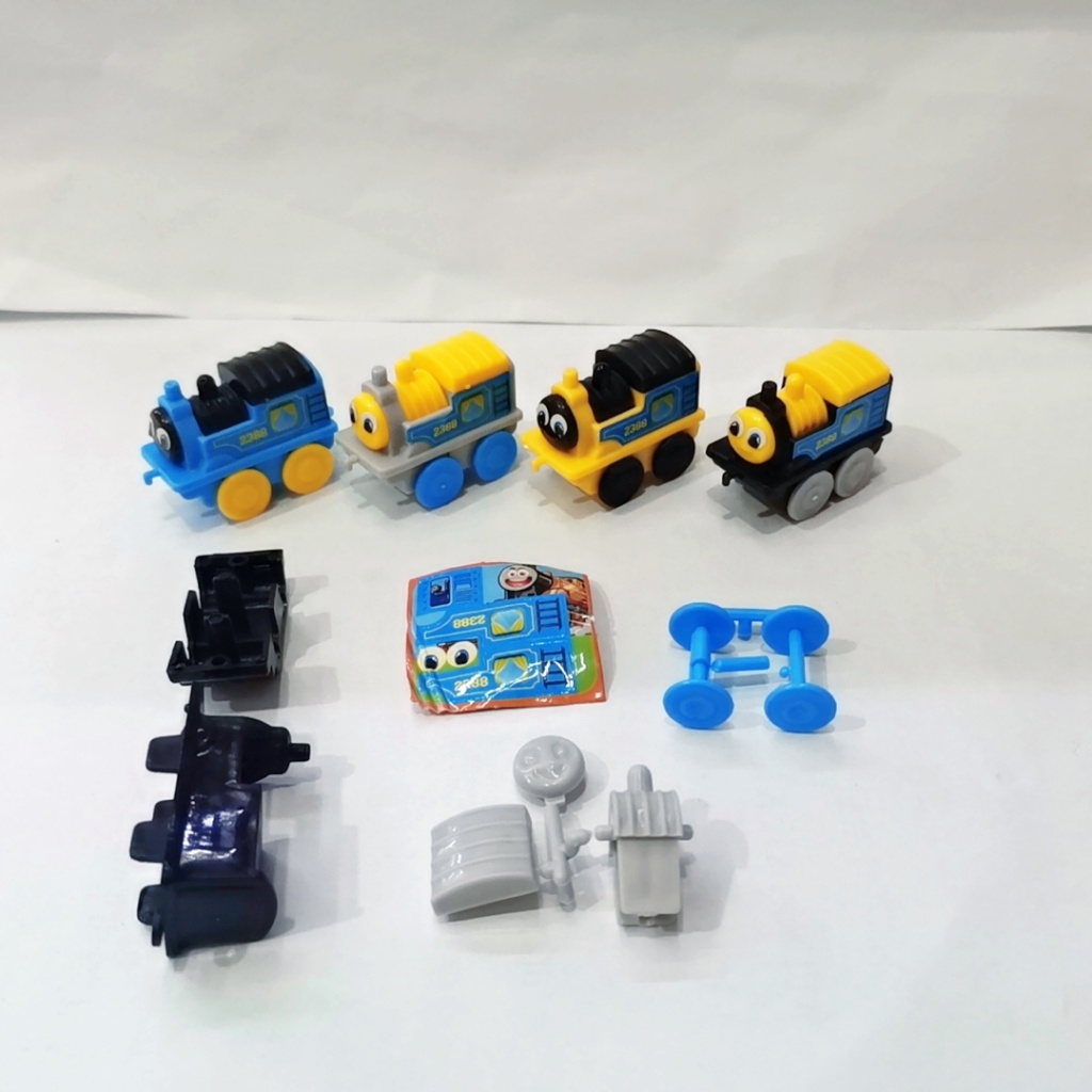Children's New Four-Color Assembled Small Train Boy's Small Toy Capsule Toy Small Gift Food Capsule Toy Kinder Joy Children's New Four-Color Assembled Small Train Boy's Small Toy Capsule Toy Small Gift Food Capsule Toy Kinder Joy