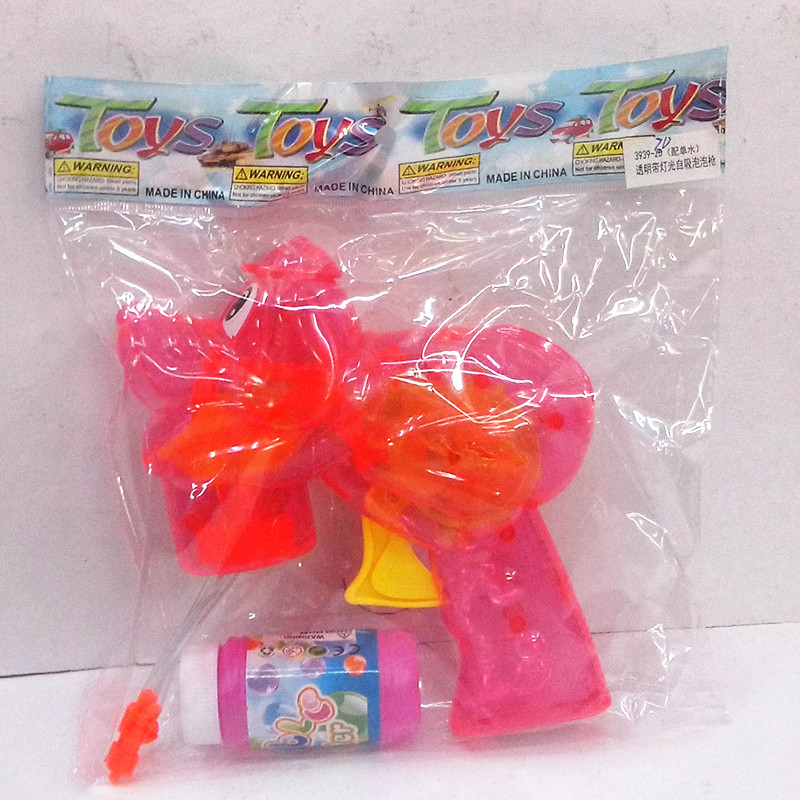 Bag transparent plastic educational toys children&#039;s toys inertia cartoon dog bubble gun
