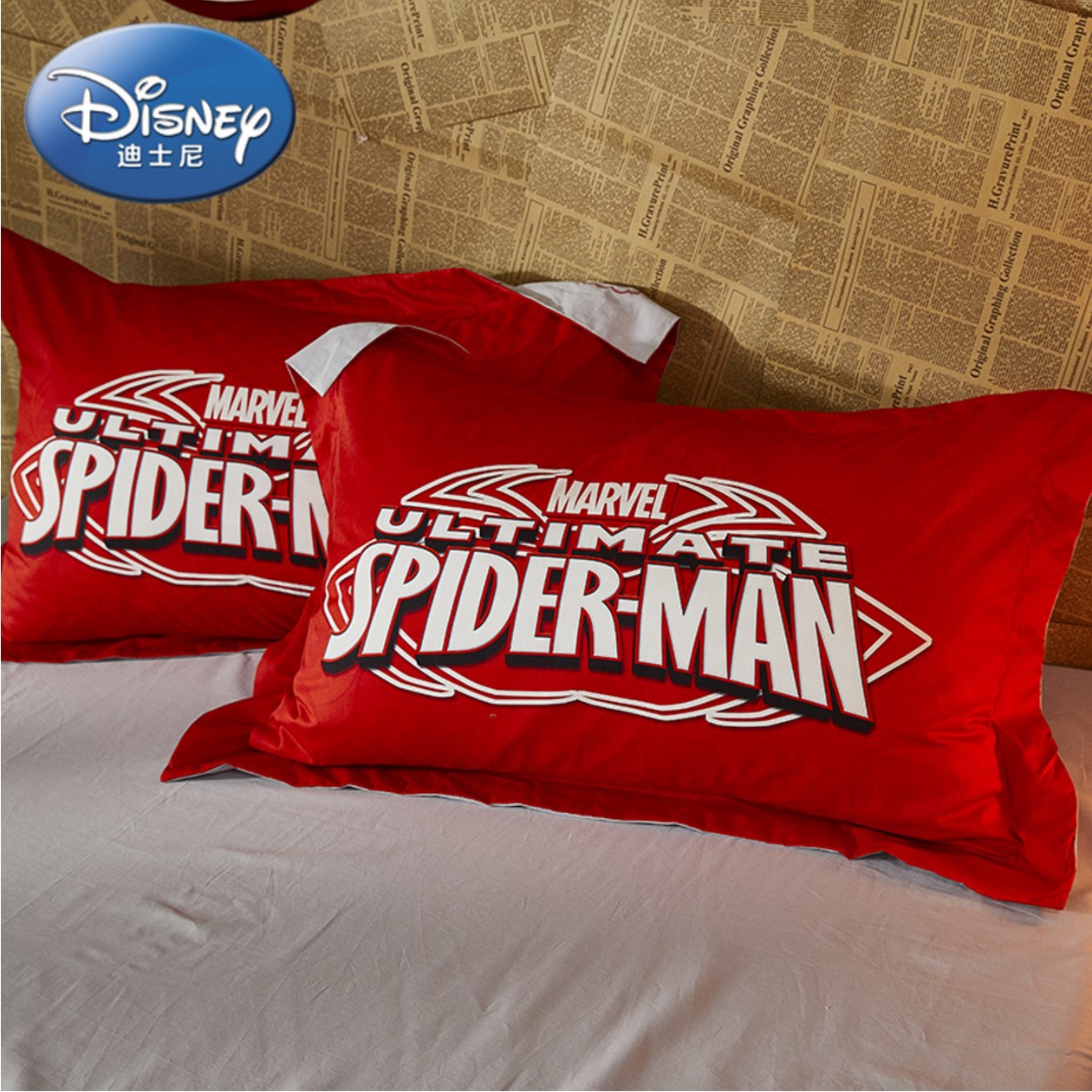 Cartoon Children&#039;s Bedding Pure Cotton Spider-Man Student Dormitory Four-Piece Quilt Cover 1.5