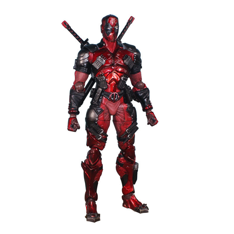 PA Modified Steel Spider-Man Hand-Made Deadpool Toy Avengers 4 Reconnection Captain America Model Puppet