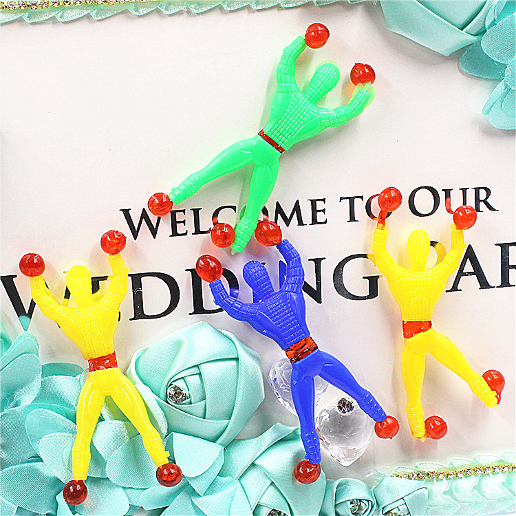 Wall Climbing Man Sticky Spider-Man Wall Climbing Superman Wall Climbing Man 2 Yuan Shop Traditional Toy Wall Climbing Spider Man Wholesale