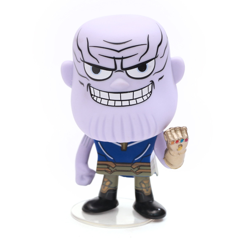 Avengers Q spider-man thanos deadpool wolverine hands out a model toy mix Avengers Q spider-man thanos deadpool wolverine hands out a model toy mix