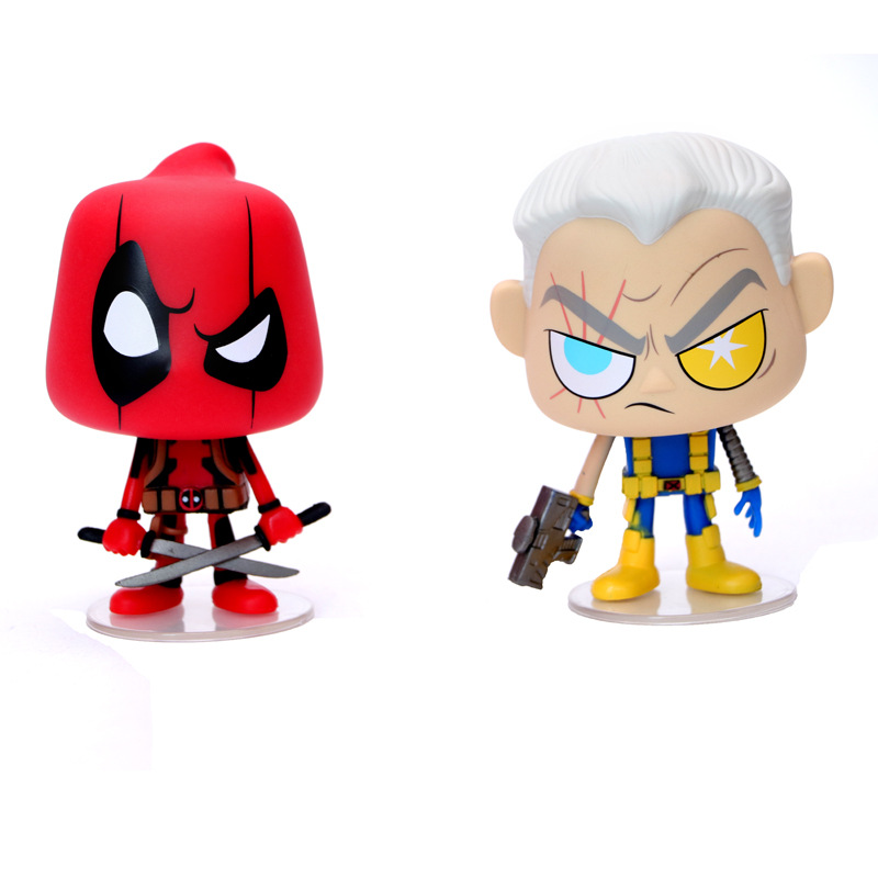 Avengers Q spider-man thanos deadpool wolverine hands out a model toy mix Avengers Q spider-man thanos deadpool wolverine hands out a model toy mix