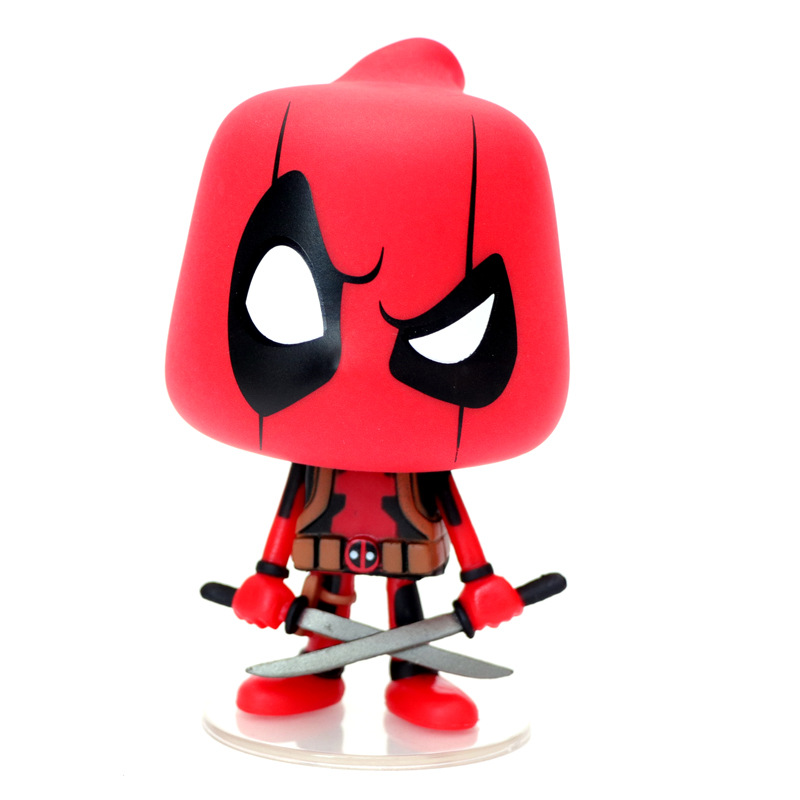 Avengers Q spider-man thanos deadpool wolverine hands out a model toy mix Avengers Q spider-man thanos deadpool wolverine hands out a model toy mix