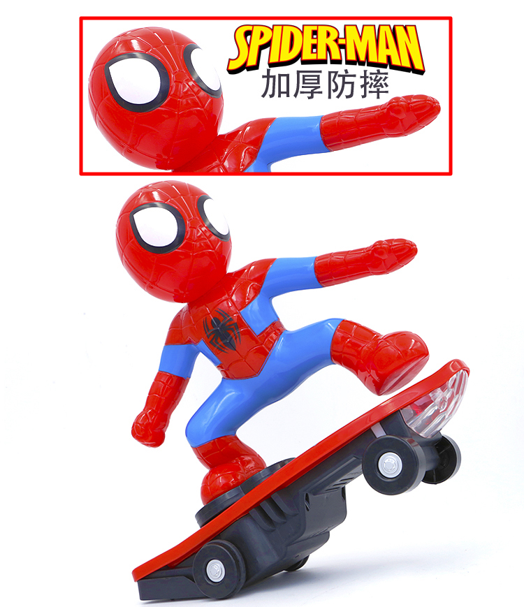 Internet Celebrity Same Spider-Man Scooter Electric Remote Control Stunt Car Tumbling Children's Toy Gift Boy TikTok Internet Celebrity Same Spider-Man Scooter Electric Remote Control Stunt Car Tumbling Children's Toy Gift Boy TikTok