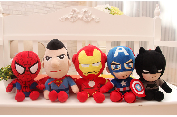 Factory Wholesale Simulation Avengers Doll Spider-Man Plush Toy Captain America Superman Ragdoll Factory Wholesale Simulation Avengers Doll Spider-Man Plush Toy Captain America Superman Ragdoll