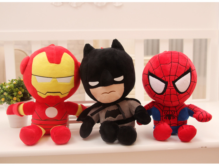 Factory Wholesale Simulation Avengers Doll Spider-Man Plush Toy Captain America Superman Ragdoll Factory Wholesale Simulation Avengers Doll Spider-Man Plush Toy Captain America Superman Ragdoll