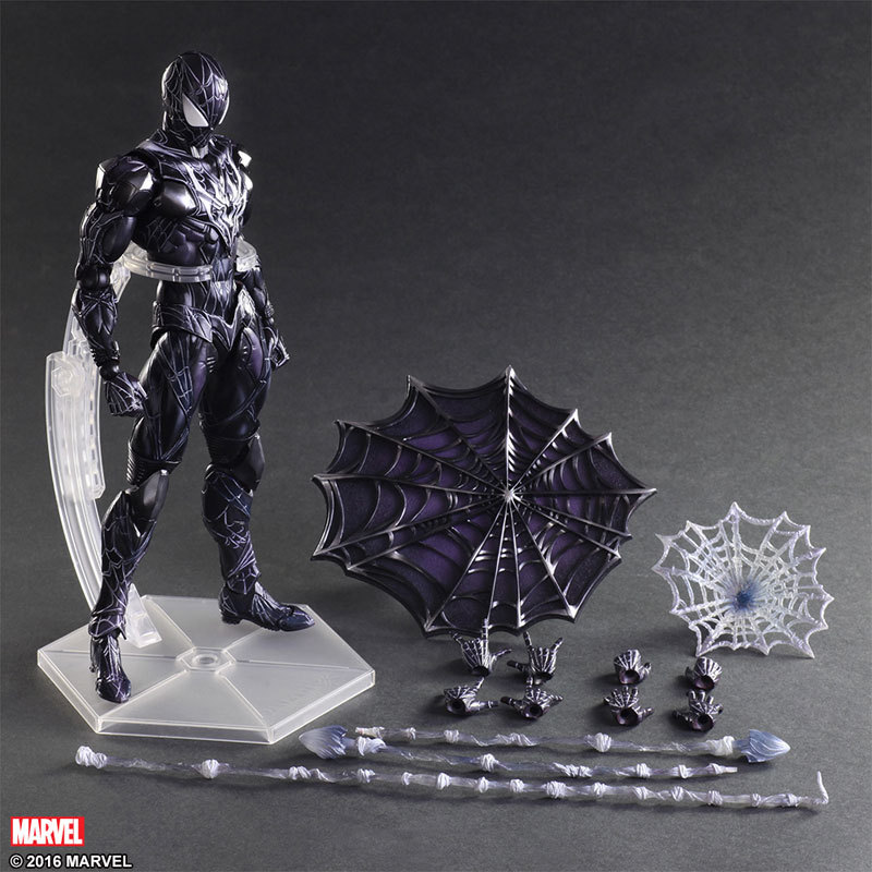 PA changed to black spider-man limited PLAY ARTS animation manual model toy wholesale PA changed to black spider-man limited PLAY ARTS animation manual model toy wholesale