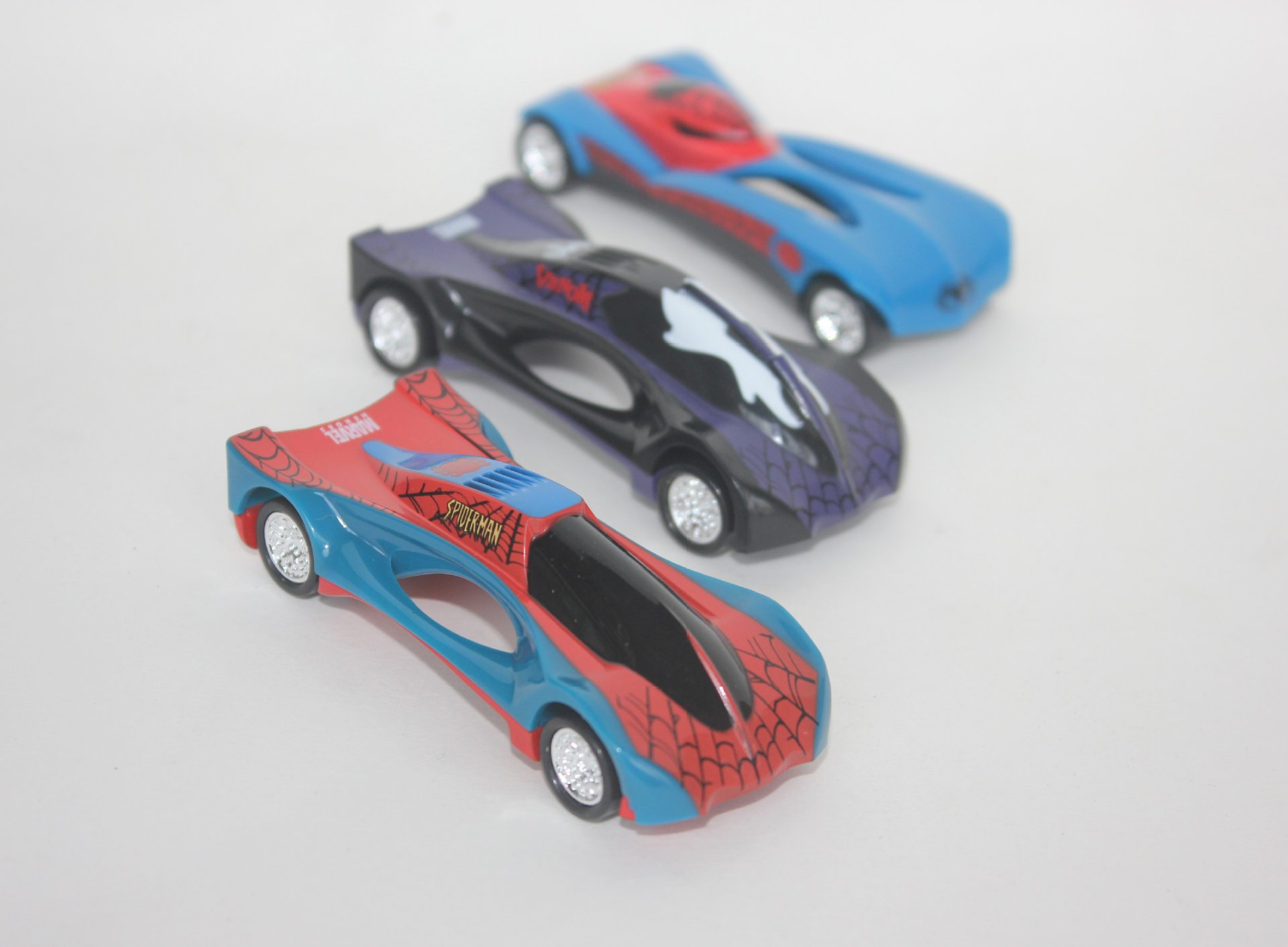 Spider-Man Sports Car French Majorette Navigator Alloy Car Toy Metal Car