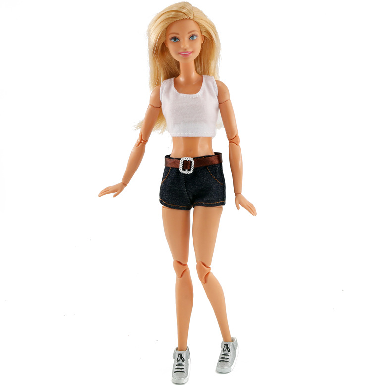 New 11-Inch Barbie Doll Makeover Clothes Suit Jeans Small Dress Casual Clothes Fashion Clothing