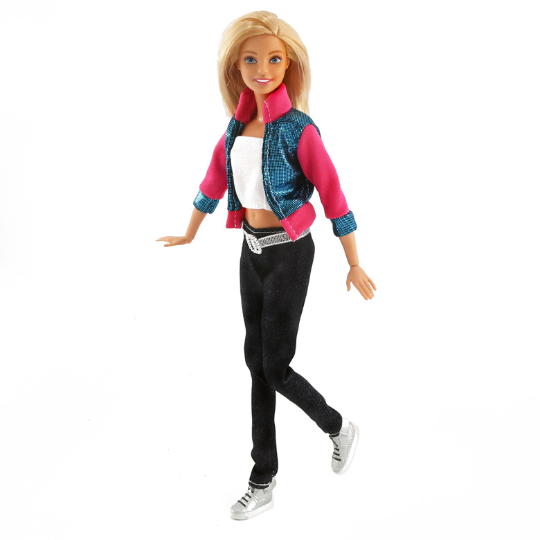 New 11-Inch Barbie Doll Makeover Clothes Suit Jeans Small Dress Casual Clothes Fashion Clothing
