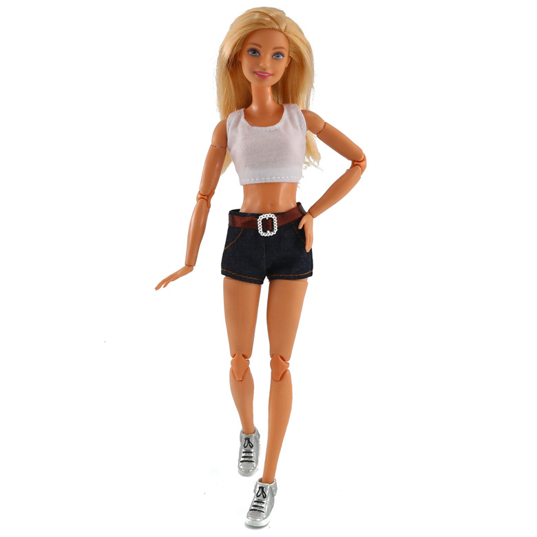New 11-Inch Barbie Doll Makeover Clothes Suit Jeans Small Dress Casual Clothes Fashion Clothing