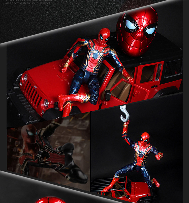 Genuine Marvel Avengers Movable Model Hand-Made Steel Spider-Man Killer Transformation Doll Toy Genuine Marvel Avengers Movable Model Hand-Made Steel Spider-Man Killer Transformation Doll Toy