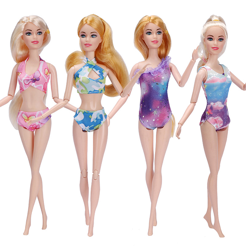 11-Inch Barbie Doll Clothes 30cm Doll Wearable Swimsuit Bikini Suit Fashion Toy Costume Wholesale