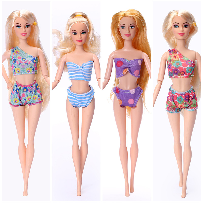 11-Inch Barbie Doll Clothes 30cm Doll Wearable Swimsuit Bikini Suit Fashion Toy Costume Wholesale
