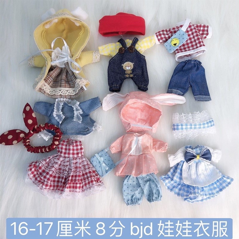 Dress-up 16-17cm Lovely Barbie Doll Clothes Doll Clothes Clothes Korean Style 8 Points Bjdob11 Doll Clothes Clothes and Dresses Suit