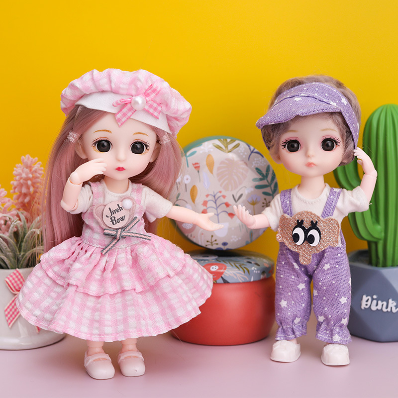 16cm Barbie Fenli Doll Princess Girl Children&#039;s Toy Mini Small Sized Doll Stall Bulk TikTok