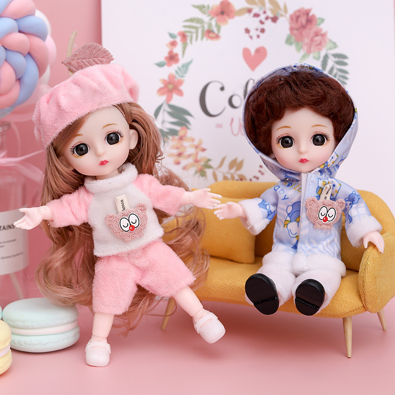 16cm Barbie Fenli Doll Princess Girl Children&#039;s Toy Mini Small Sized Doll Stall Bulk TikTok