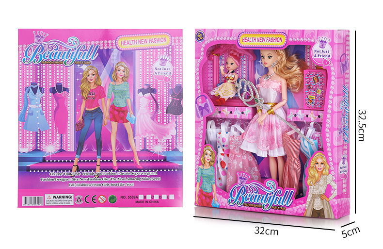 Every barbie doll suit children toy girl change princess doll big gifts wholesale gift box